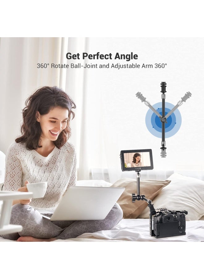 SmallRig 275mm Articulating Rosette Arm with 1,4 thread for Monitor Max 2.8Kg - Image 4